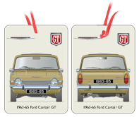 Ford Corsair GT 1963-65 Air Freshener